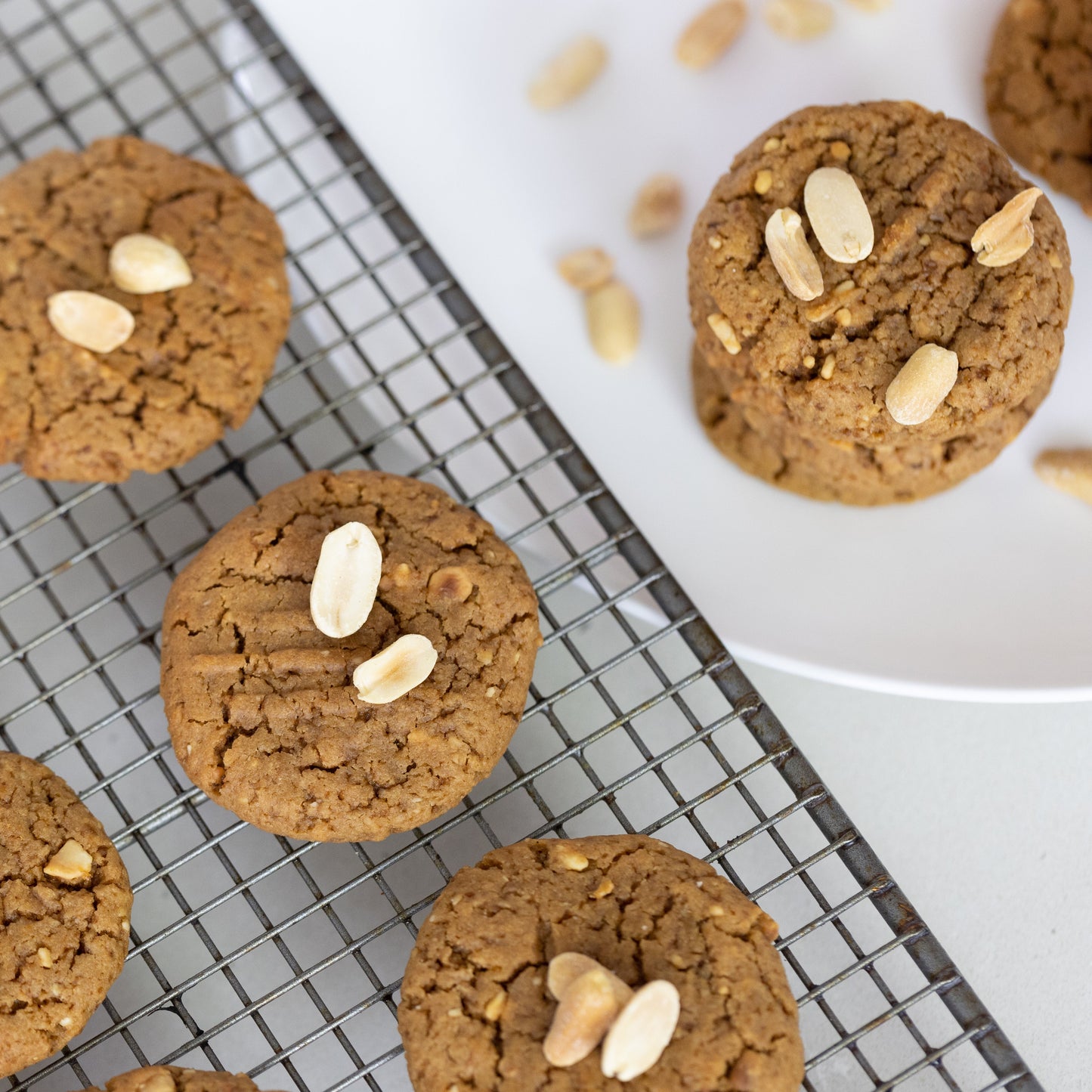 Peanut Butter Biscuit - Gluten Free, Dairy Free and Refined Sugar Free - Pack of 6