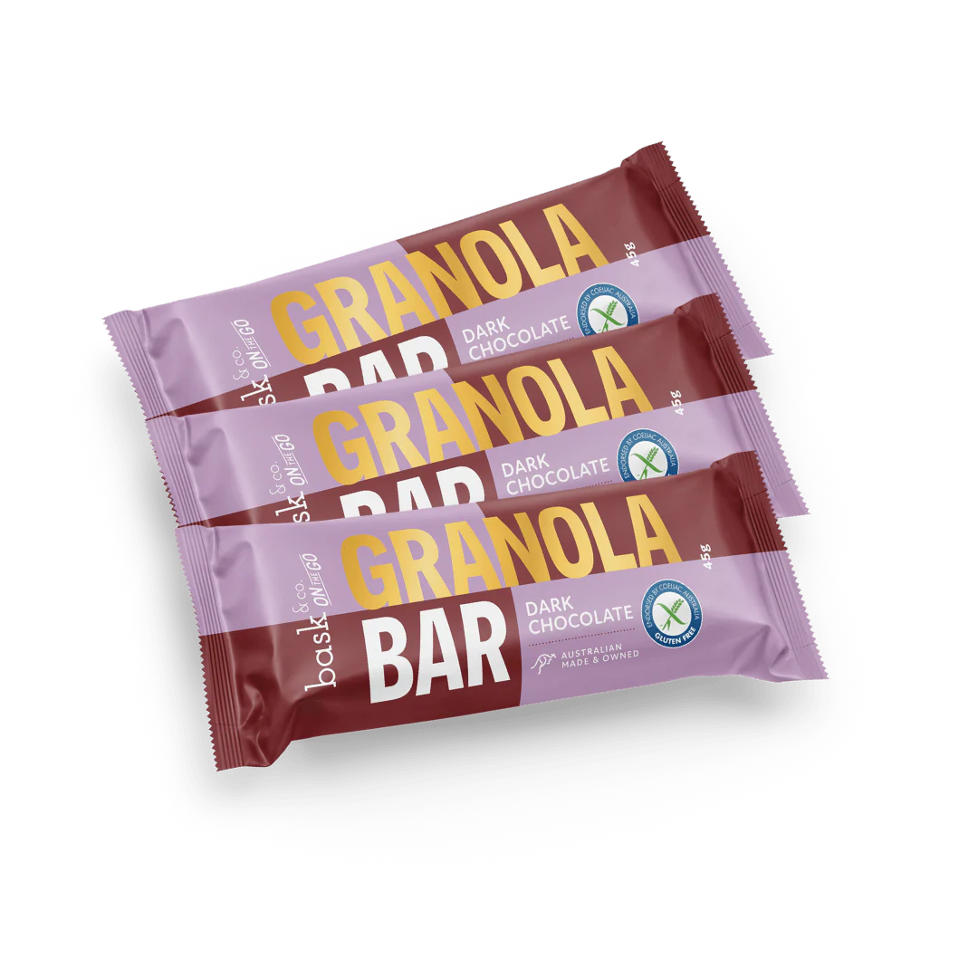 Bask & Co - Dark Chocolate Granola Bars