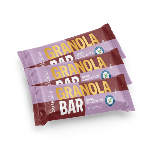 Bask & Co - Dark Chocolate Granola Bars