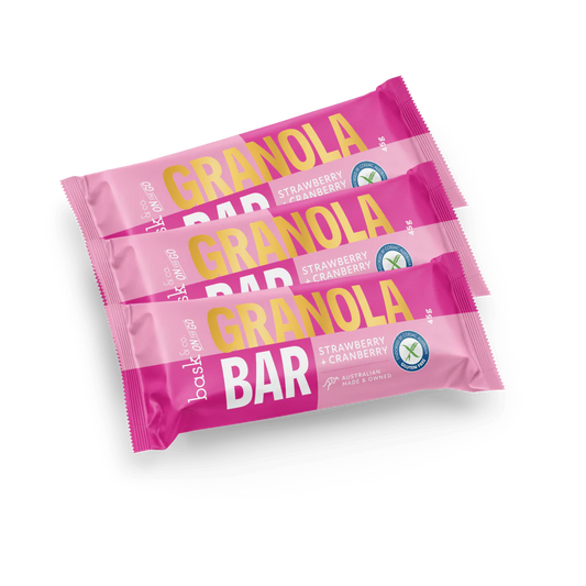 Bask & Co - Strawberry & Cranberry Granola Bar