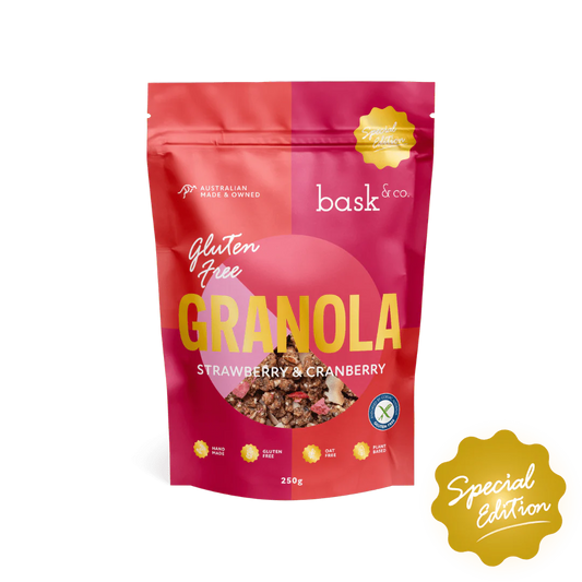 Bask & Co - Strawberry & Cranberry "Special Edition" Gluten Free Granola